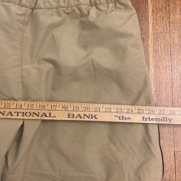 L.L. Bean Mens XL 42”x29” Snow Pants Full Side Zip Quilted Lining  Khaki VTG 70s - Picture 11 of 16